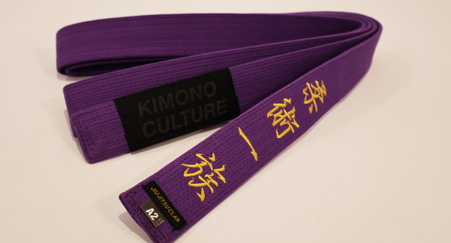 Jiu Jitsu Clan - Kimono Culture Herringbone Belts.