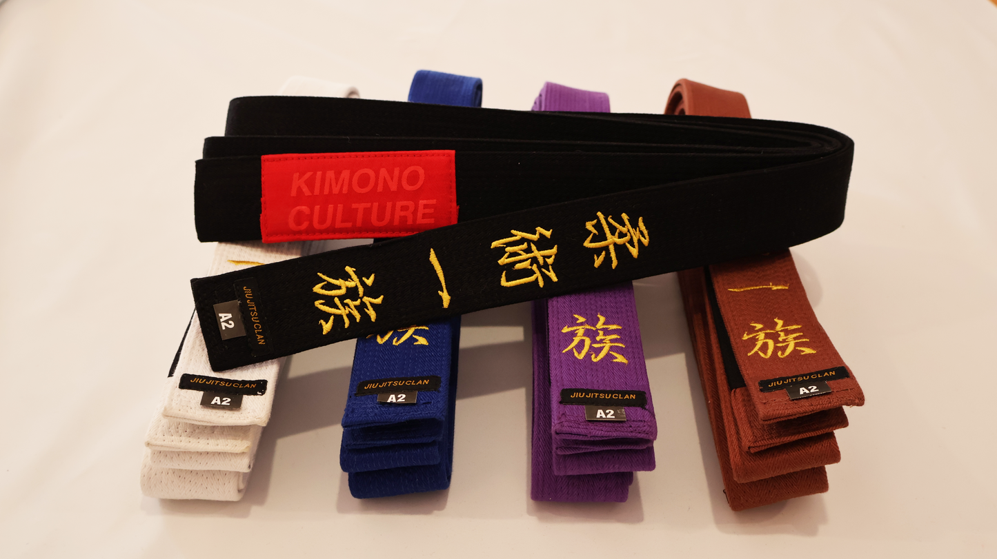 Jiu Jitsu Clan - Kimono Culture Herringbone Belts.